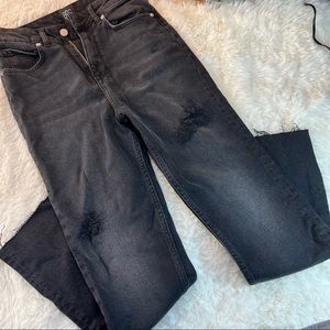 BDG distressed black skinny jeans